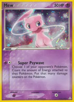 Carta Mew da coleção Holon Phantoms