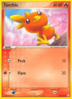 Carta Torchic da coleção Holon Phantoms