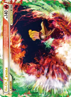 Carta Ho-Oh LEGEND da coleção HeartGold SoulSilver