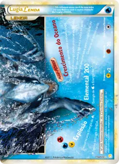 Carta Lugia LEGEND da coleção HeartGold SoulSilver