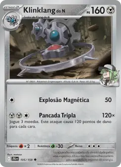 Carta N's Klinklang da coleção Journey Together