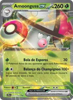 Carta Amoonguss ex da coleção Journey Together