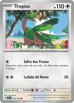 Carta Tropius da coleção Journey Together
