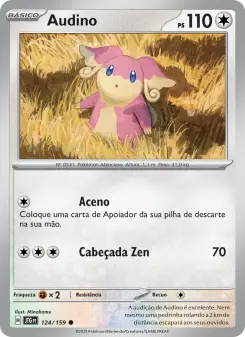 Carta Audino da coleção Journey Together