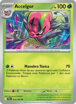 Carta Accelgor da coleção Journey Together