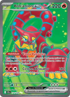 Carta Volcanion ex da coleção Journey Together