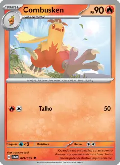 Carta Combusken da coleção Journey Together