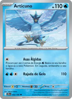 Carta Articuno da coleção Journey Together