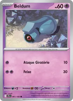 Carta Beldum da coleção Journey Together