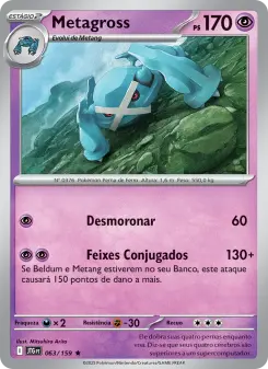 Carta Metagross da coleção Journey Together