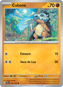 Carta Cubone da coleção Journey Together