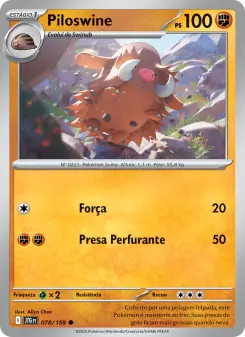 Carta Piloswine da coleção Journey Together