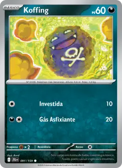 Carta Koffing da coleção Journey Together