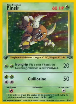 Cartas de Pinsir