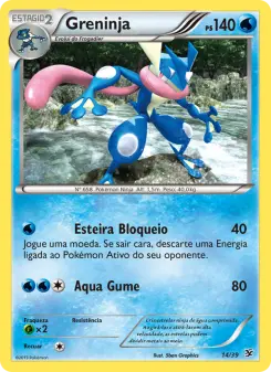 Carta Greninja da coleção Kalos Starter Set