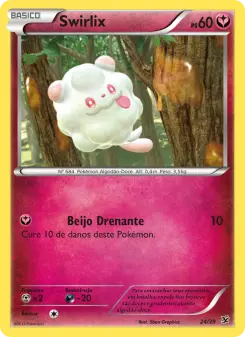 Carta Swirlix da coleção Kalos Starter Set