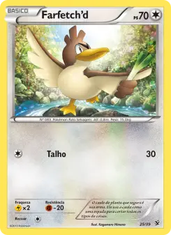Carta Farfetch'd da coleção Kalos Starter Set