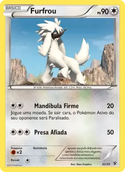 Carta Furfrou da coleção Kalos Starter Set