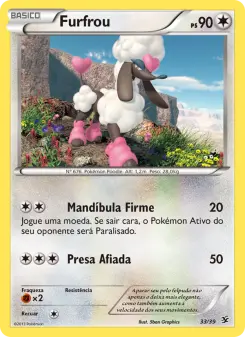 Carta Furfrou da coleção Kalos Starter Set