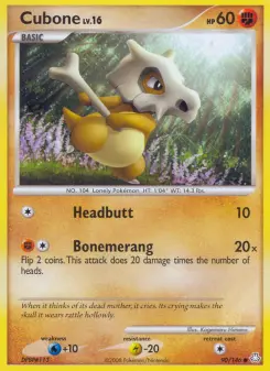 Carta Cubone da coleção Legends Awakened