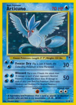 Cartas de Articuno