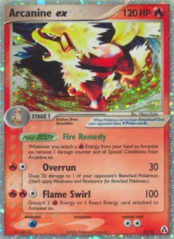 Carta Arcanine ex