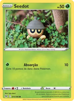 Carta Seedot da coleção Lost Origin