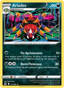 Carta Ariados da coleção Lost Origin