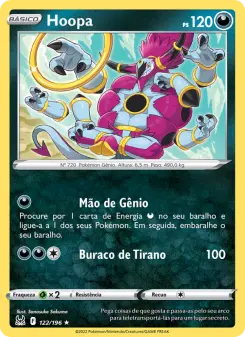 Carta Hoopa da coleção Lost Origin