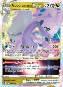 Carta Hisuian Goodra VSTAR
