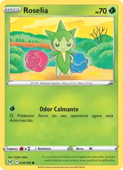 Carta Roselia da coleção Lost Origin