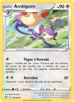 Carta Ambipom da coleção Lost Origin