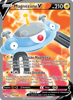 Carta Magnezone V da coleção Lost Origin