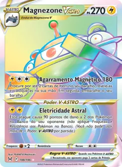 Carta Magnezone VSTAR da coleção Lost Origin