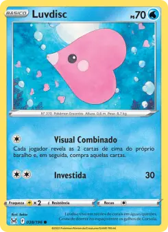 Carta Luvdisc da coleção Lost Origin