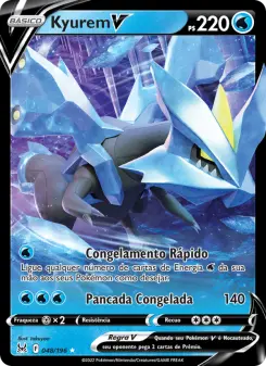 Carta Kyurem V da coleção Lost Origin