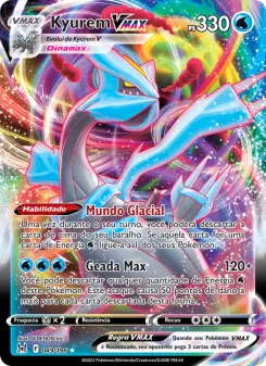 Carta Kyurem VMAX da coleção Lost Origin