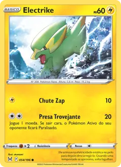 Carta Electrike da coleção Lost Origin
