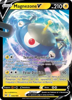 Carta Magnezone V da coleção Lost Origin