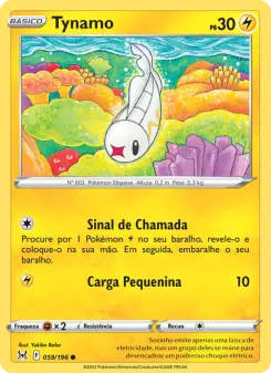 Carta Tynamo da coleção Lost Origin