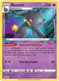 Carta Banette da coleção Lost Origin