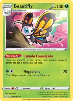 Carta Beautifly da coleção Lost Origin