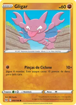 Carta Gligar da coleção Lost Origin