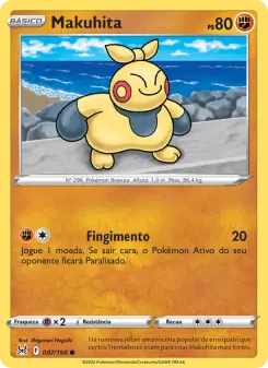 Carta Makuhita da coleção Lost Origin