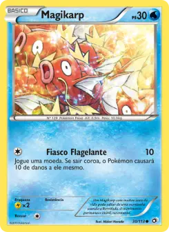 Carta Magikarp da coleção Legendary Treasures