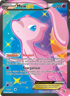 Carta Mew-EX da coleção Legendary Treasures