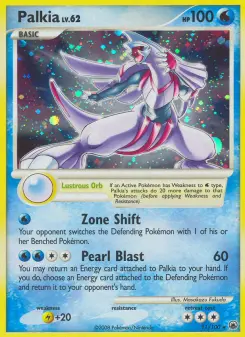 Carta Palkia da coleção Majestic Dawn