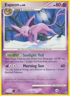 Carta Espeon da coleção Majestic Dawn