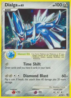 Carta Dialga da coleção Majestic Dawn