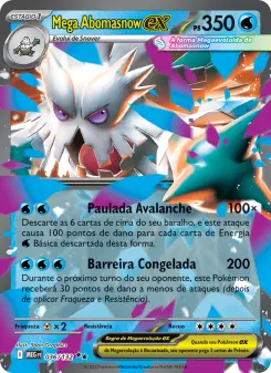 Carta Mega Abomasnow ex